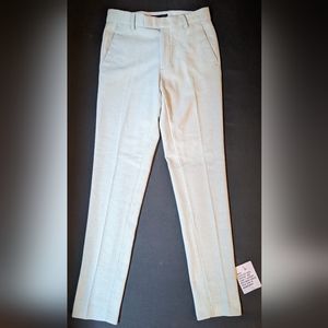Asos Design super skinny wool mix pants pastel green dog tooth check 28x32